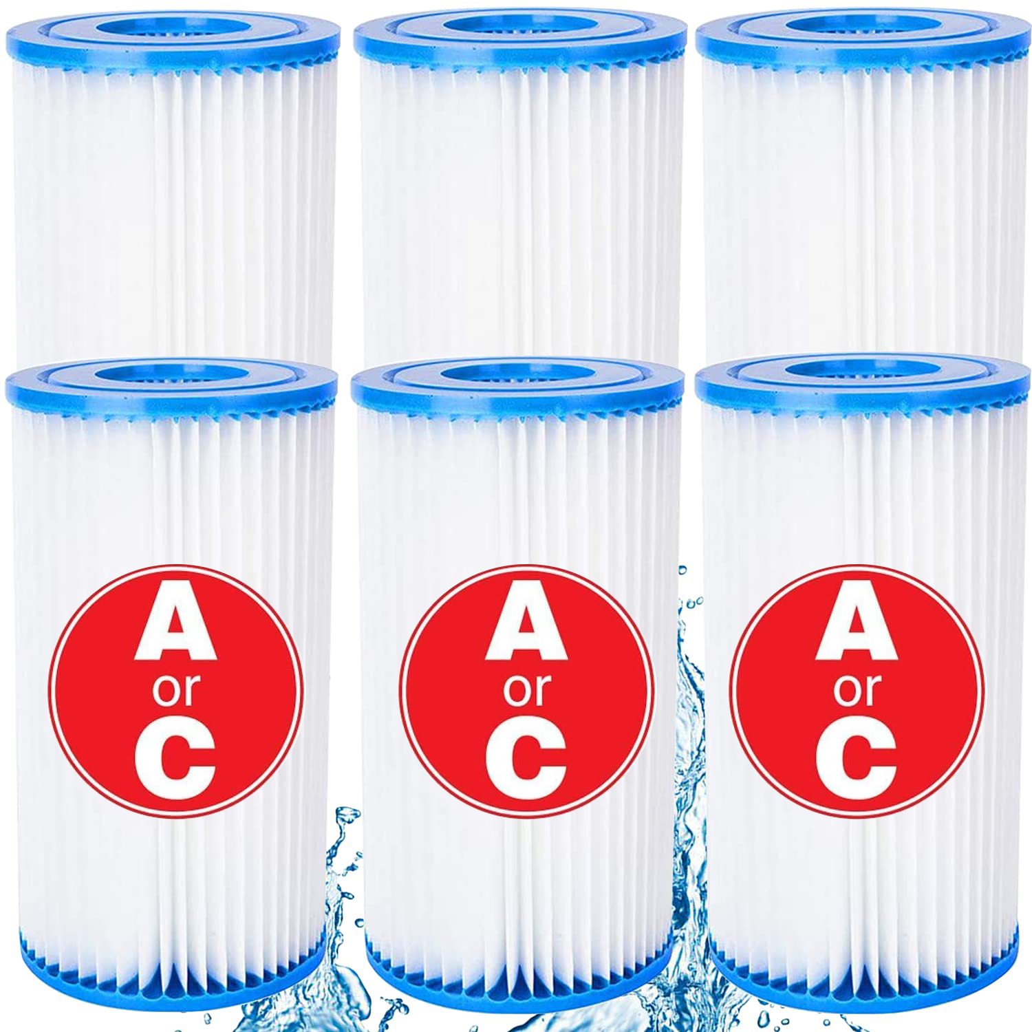 Pool Filters Type A or C, Summer Pool Waves Type A Pool Filter