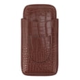 thumbnail image 1 of Estuche para cigarros, soporte de cuero Artificial, portátil, duradero, elegante, caja de cigarros de 3 dedos para viajes al aire libre, negocios 78, 1 of 14