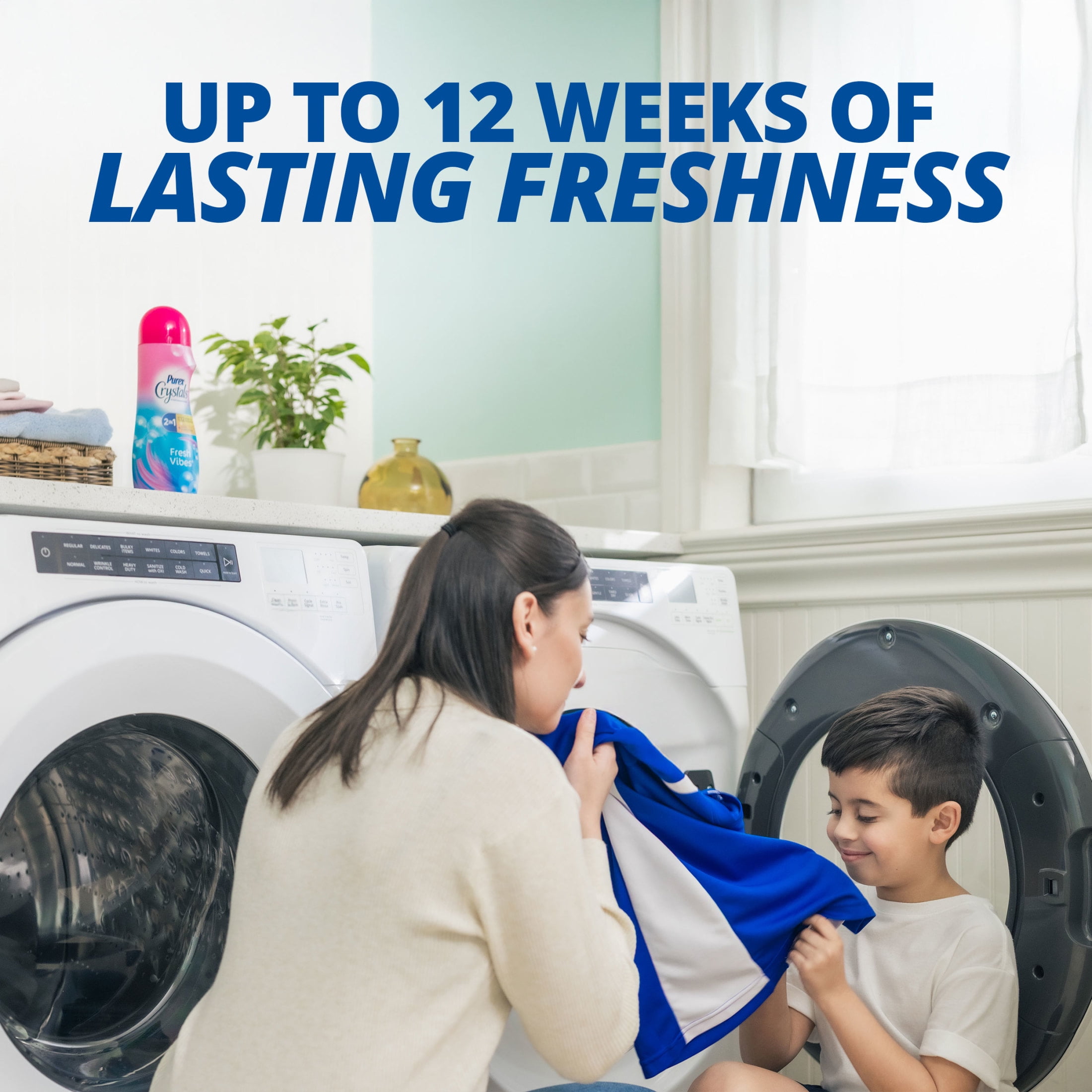 Purex Crystals Fresh Vibes 21 Ounce - Laundry Aroma Smell Enhancer