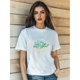 thumbnail image 1 of Camisetas con diseño gráfico para mujer, playera corta, clásico, estética, ropa de verano de los 90Women's Valentine's Day Flowers Love Retro Print T-Shirt Fashion Short Sleeve Round-Neck Slm Fit T, 1 of 6