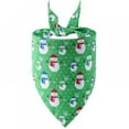 thumbnail image 2 of Christmas Triangle Dog Bandanas Double-Sided Printing Suitable For Small & Medium Dogs and Cats, 2 of 6