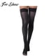 thumbnail image 2 of Womens Glossy See-through Stockings Thin Shiny Solid Color Elastic Sheer Thigh High Socks Club Pole Dancing Accessories Gong Bohan LED, 2 of 2