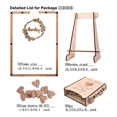 thumbnail image 3 of Rustic Wedding Guest Book Alternative, Baby Shower Guest Book Alternative, 80 Piece Heart Shaped Wooden Box, 3 of 7