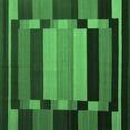 thumbnail image 1 of Ahgly Company Indoor Square Abstract Emerald Green Contemporary Area Rugs, 5' Square, 1 of 4