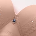 thumbnail image 5 of Bigersell Tank Tops Bra Women Lace With Underwire Solid Color Double Breasted Push Up Bra Women's Plus Size Sports Bra for Female Girls, Style 4570, Beige 40D, 5 of 7