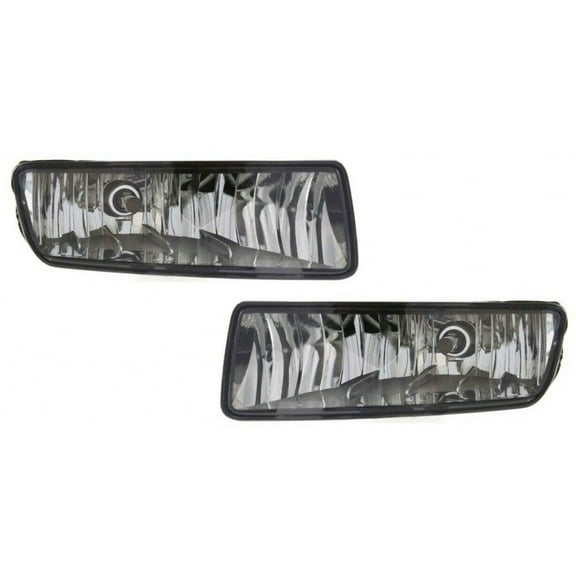 CarLights360: For 2004 2005 2006 Ford Expedition Fog Light Assembly Driver and Passenger Side Pair w/Bulbs DOT Certified - Replaces FO2592215, FO2593215
