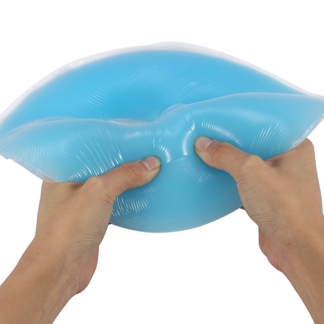 Cuidado de la salud de silicona Facial Spa almohada almohadilla cara resto masaje superposición cuna cojín azul cielo