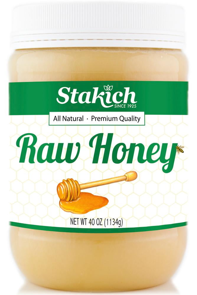 Stakich 100% Pure Unprocessed Honey, 2.5 Lb