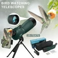 thumbnail image 1 of 25-75X70 Monocular Telescope, High Power Monocular with Tripod, Waterproof HD for Bird Watching Wildlife Traveling, 1 of 8