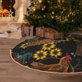 thumbnail image 5 of Sikiie Embroidery Chicken Rooster Nativity Christmas Tree Skirt, Jesus Christian Winter Holiday Tree Mat Decoration(30-48IN)48", 5 of 6