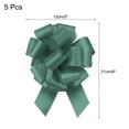 thumbnail image 2 of Uxcell 5pcs 5 Inch Large Pull Bow Glitter Gift Wrapping Big Pull Bows Ribbon Green, 2 of 6