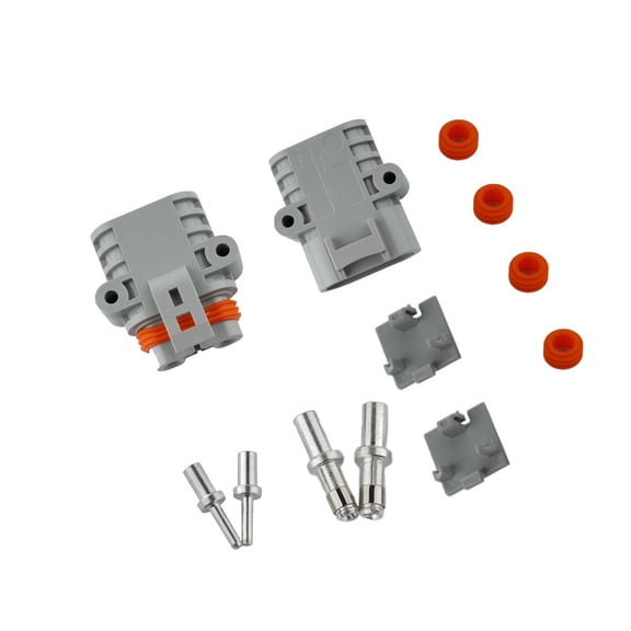 Plug Connector For Anderson 50A 600V Good Electrical Conductivity Straight Plug