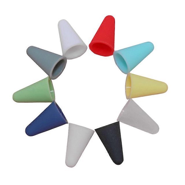 10PCS Protective Stylus Cover Silicone Sleeve Nib Tip for Pencil Compatible Random Color