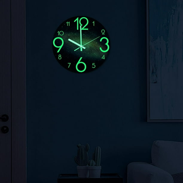 Paquete de 2 3 relojes de fluorescentes de lampara de reloj de pared luminoso moderno para 3 piezas Sunnimix reloj de pared Walmart en linea