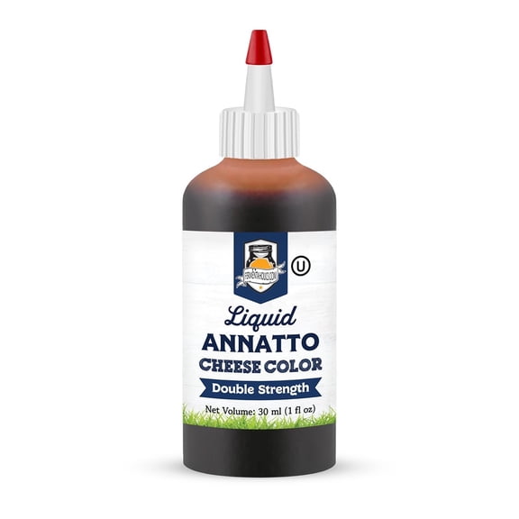 Liquid Annatto Cheese Coloring, Double Strength - 30 ml