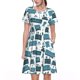 thumbnail image 1 of Balery Modern Furniture Vestidos sueltos de manga corta para mujer, vestidos de verano 2025, vestidos casuales de corte A con vuelo., 1 of 6