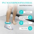 thumbnail image 2 of Waterproof Cast Cover Relieve Pain Foot Covers Knee Leg Bandage Reusable Stretchable Bag Shower Sleeve Protector, 2 of 9