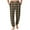 Khaki C, variant on Ashirexll Winter Pajamas for Men, Mens Pajama Pants, Checkered Printed Sleepwear Pants with Elastic Drawstring Waist and Bundle Leg