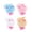 B001- Multicolor, variant on Toddler Toys, Plush Bunny, Stuffed Rabbit, Plush Fabric, Safety Eyes, Soft Play, Spring Occasions, Random Color, 1 Pc