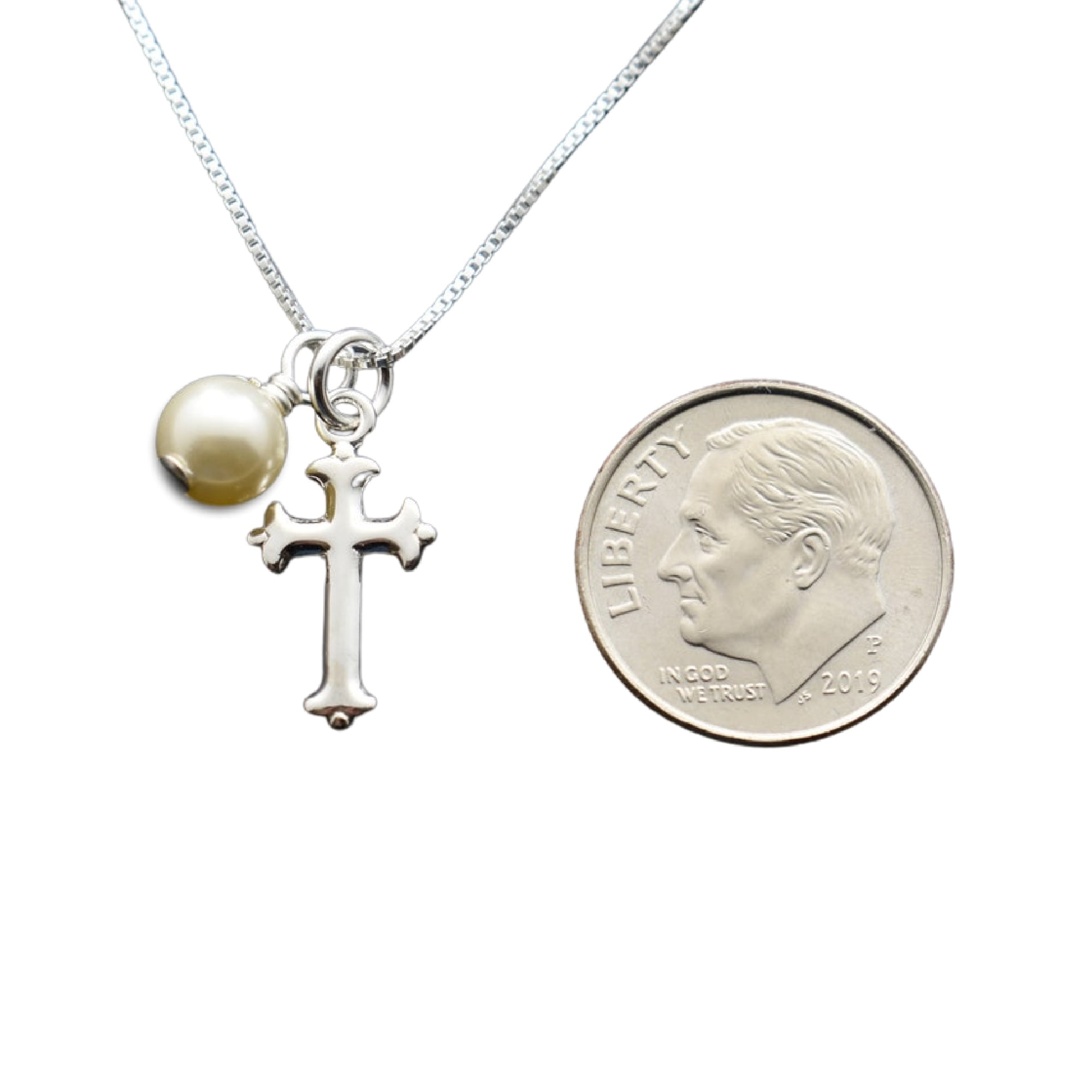 Christening Boy Or Necklace For Men Cross & Chain Made Of 18ct Gold &White  Gold – Vasiliou Kosmima