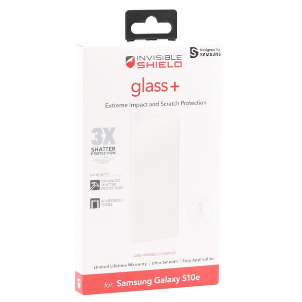 ZAGG Tempered Glass Screen Protector for Samsung Galaxy S10e - Walmart.com - Walmart.com