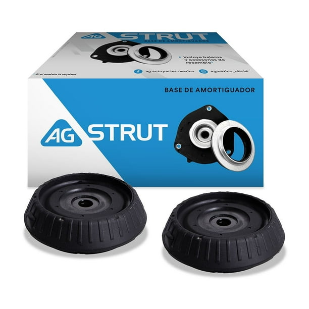 Bases de Amortiguador AG para Auto Trasero para Agstrut Ford Ka 2001 a 2008 2 Piezas Nuevas