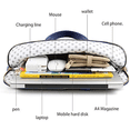 thumbnail image 5 of Laptop Bag 15.6 Inch - For Women Carrying Computer Shoulder Messenger Case Blue, 5 of 5