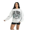thumbnail image 3 of Women's Gameday Couture Gray Las Vegas Raiders Heritage Premium Fleece Pullover Sweatshirt, 3 of 5