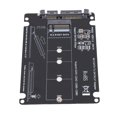 thumbnail image 1 of M.2 NGFF MSATA B Key SSD To Serial ATA Adapter, Stable Transfer Easy Install M.2 To 2.5 Inch Serial ATA Enclosure Adapter  for 2230 2242 2260 2280 SSD, 1 of 7