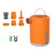 thumbnail image 3 of Bomba de aire eléctrica compacta para colchones inflables y anillos de natación. Naranja, 3 of 9