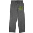 thumbnail image 5 of Teenage Mutant Ninja Turtles Group Art Men's Graphite Heather Sleep Pajama Pants, 5 of 7