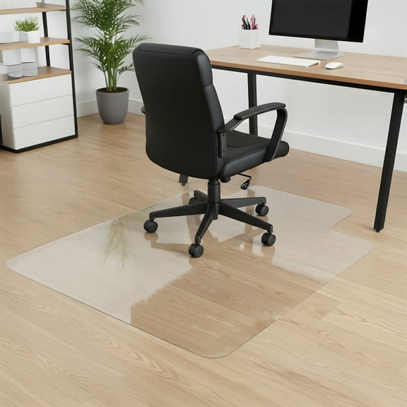 Ktaxon 36" x 48" Home Office Chair Mat with Lip, Hard Floor Protector Mat, 2mm Thickness