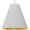 thumbnail image 7 of Dainolite ANA-XL-PC-790 32 in. 1 Light Anaya Polished Chrome Pendant Ceiling Light with White Shade, Extra Large, 7 of 7