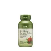 GNC Herbal Plus Rhodiola Extract 340mg, 100 Capsules, Supports Natural Well-Being