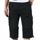 thumbnail image 1 of Pantalones cortos elásticos de 3/4 de longitud larga para hombre, pantalones de tres cuartos de combate tipo cargo con cintura, 1 of 4