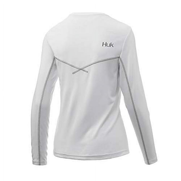 Huk Ladies Icon x Long Sleeve Shirt White / XL