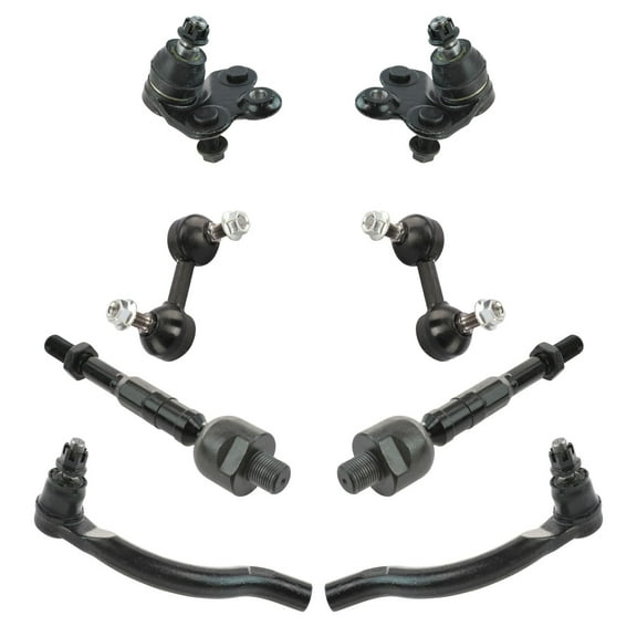 TRQ Front Suspension Steering Ball Joint Tie Rod Sway Bar Link Kit 8pc for Civic PSA64903 Fits select: 2006-2009 HONDA CIVIC LX, 2010-2011 HONDA CIVIC VP