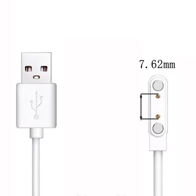 Yimiti High-Quality Magnetic Charging Cable For Q12 Kids Smartwatch,2Pin 7.62Mm