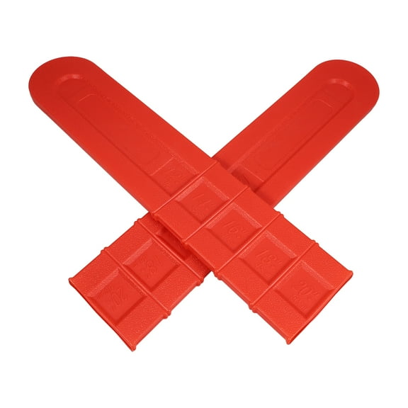 2pcs Chainsaw Chain Cover 12 Inches Chainsaw Bar Scabbard Accessories