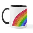thumbnail image 2 of CafePress - Sparkle Rainbow Mug - 11 oz Ceramic Mug - Novelty Coffee Tea Cup, 2 of 6