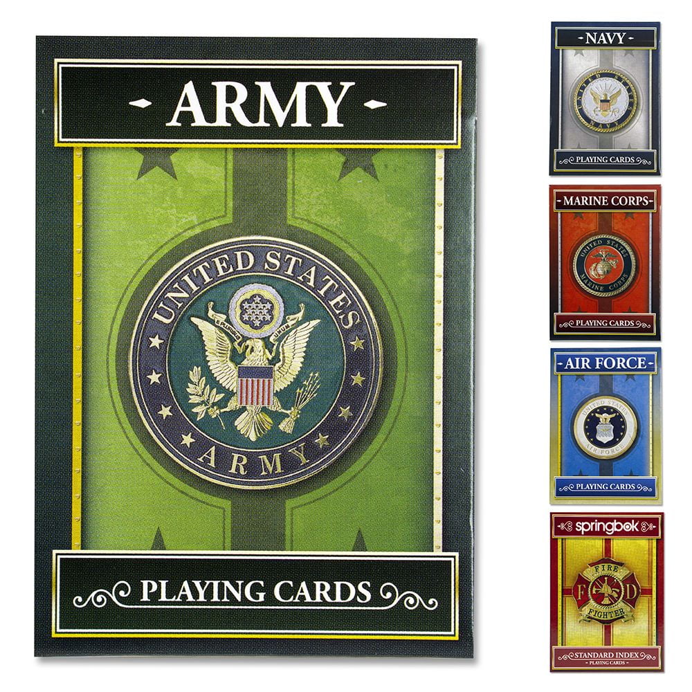 Springbok United States Army Playing Cards Officially Licensed 52