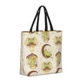 thumbnail image 2 of Naloa Frogs Tote Bag for Women, Foldable Tote Bag With Zipper, Large Shoulder Bag, Top Handle Handbag for Travel, Work, Shopping, 2 of 9