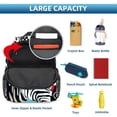 thumbnail image 5 of Zebra Large Capacity Backpack with Adjustable Shoulder Strap, Printed Design, Lightweight , Shoulder Backpack Book Bag, Small Backpack Purses for Teens, 5 of 6