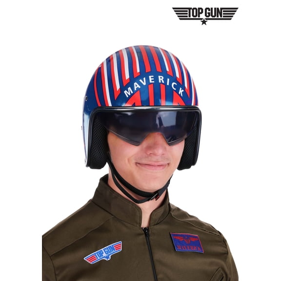 Adult Top Gun Costume Helmet