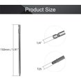 thumbnail image 2 of AVEKI Torx Screwdriver Bits, 1/4 Inch Hex Shank Screwdriver Bits, T25 Magnetic Security Tamper Proof Bit, S2 Steel Torx Head Screw Driver Bit, 150mm Length, for Repair Work, 5 Pcs 0601M, 2 of 8