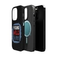 thumbnail image 2 of DistinctInk Tough Case for Apple iPhone 14 PRO (6.1" Screen), Compatible with MagSafe Charging - Young Wild And Free, 2 of 6