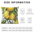 thumbnail image 5 of YINGXI Summer Lemon Throw Pillow Covers, Family is Everything Cushion Case for Sofa Couch 20x20in, 5 of 5