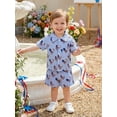 thumbnail image 6 of Cenuakty 2Pcs Toddler Boy Outfit 4th of July  Tops and Elastic Waist Shorts, 6 of 9