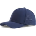 thumbnail image 1 of GFDYREE Men Quick Dry Baseball Cap Laser Cut Mesh Ball Cap Curved Brim Snapback Hat, 1 of 6