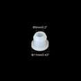 thumbnail image 2 of 10Pcs Snap Rubber Grommet Hole Plug Mount Dia 7.5mm ID 5mm H 9mm Seal Anti-Scratch Cable Pipe Transparent, 2 of 5